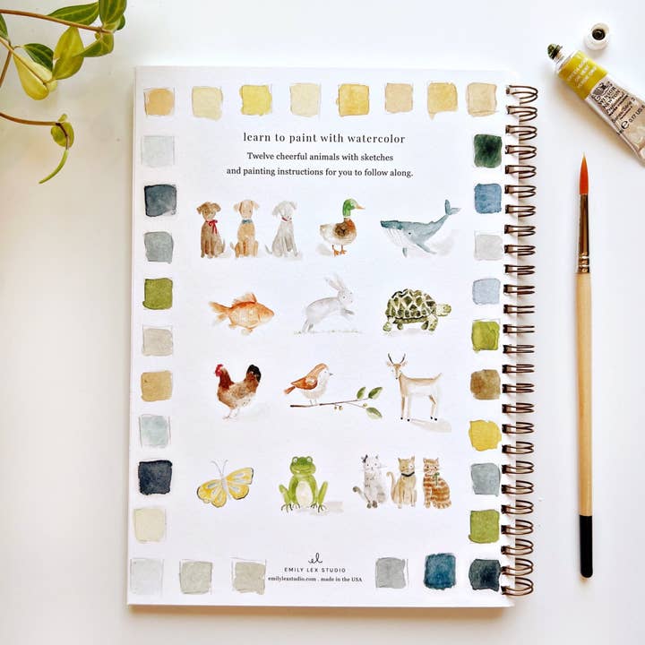 Watercolor Workbook | Animals