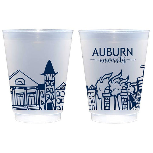 Frosted Cup Set | Auburn Skyline