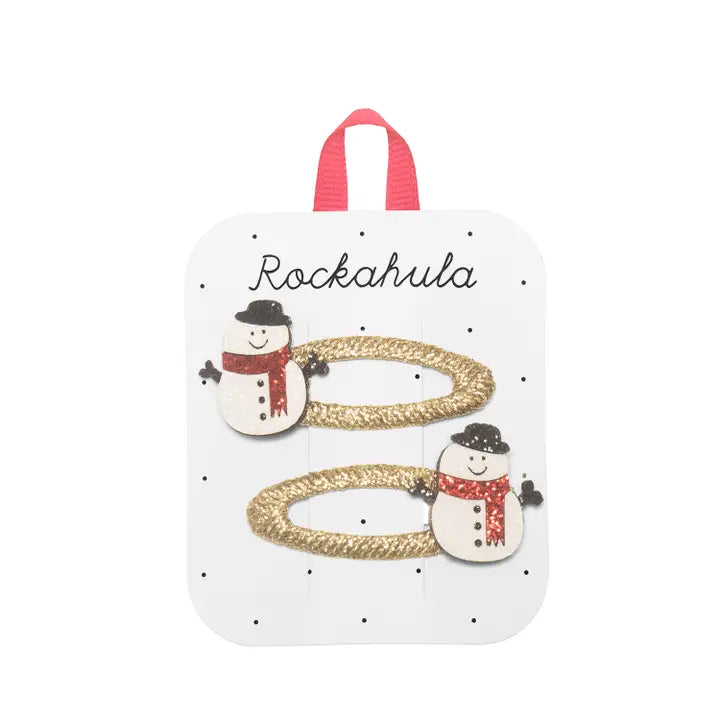 Clip Set | Snowman Glitter