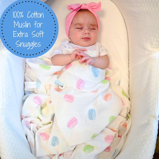 Muslin Swaddle Blanket | Le Macaron