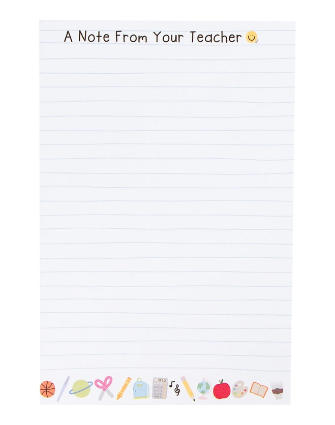 Notepad | Note from Teacher