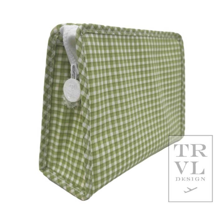Medium Roadie Zip Pouch | Rodeo Check Cactus
