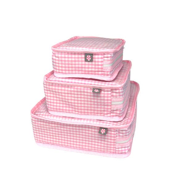 Stacking Set | Pink Gingham