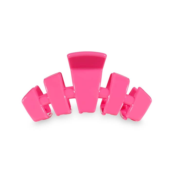 Teleties Classic Hair Clip | Paradise Pink | Assorted Sizes