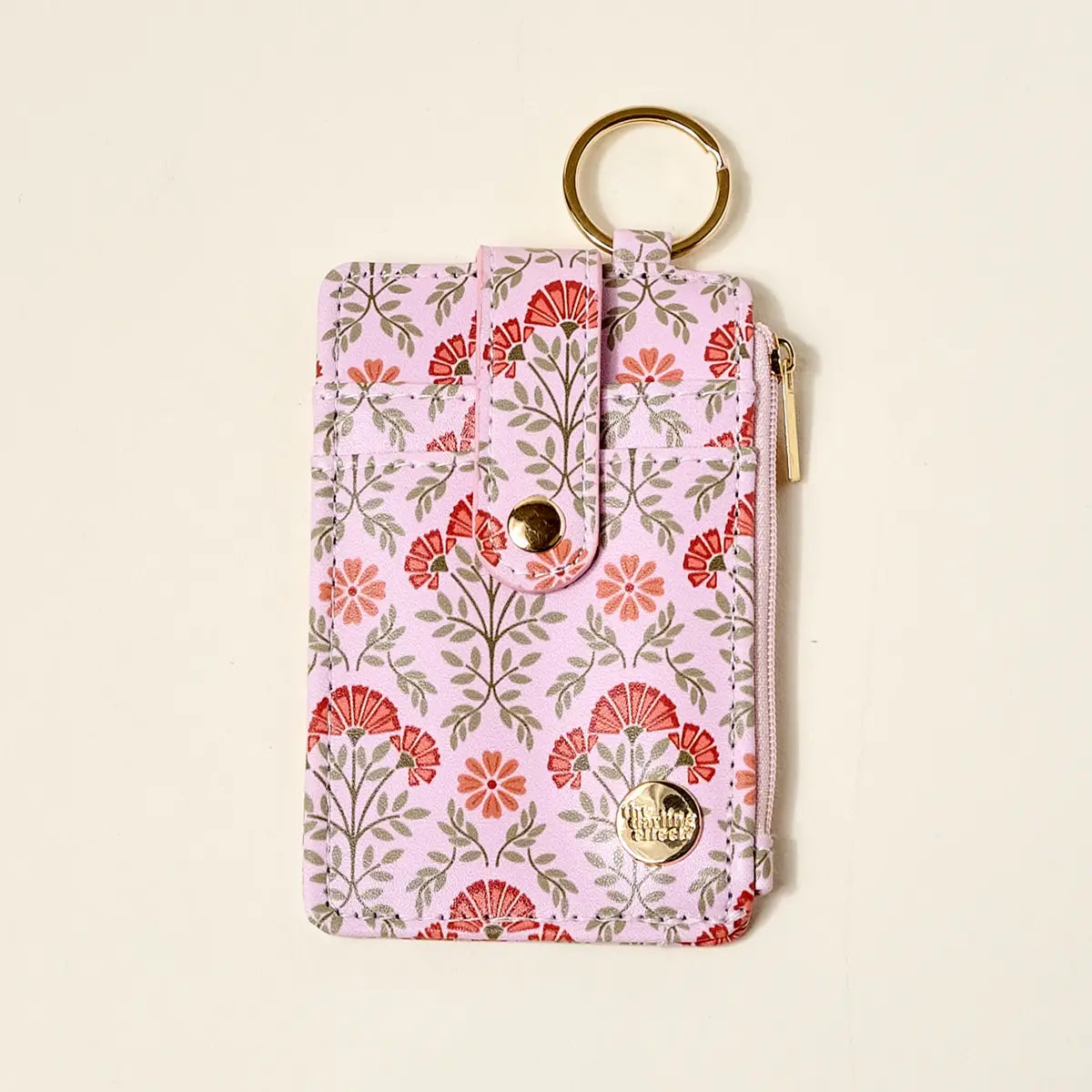 Keychain Wallet | Everbloom Dusty Rose