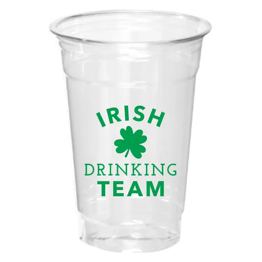 St. Patrick's Day Disposable Cups | Irish Team