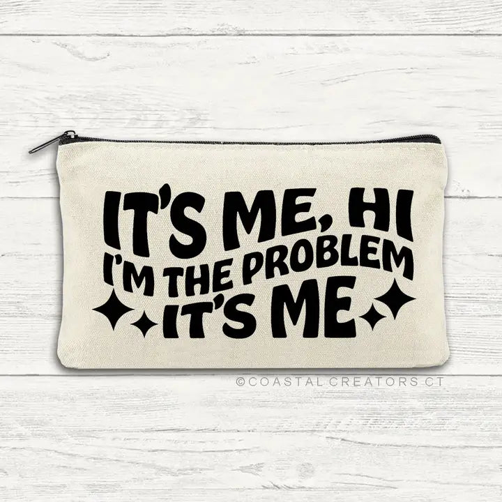 Canvas Zipper Bag | It's Me, Hi