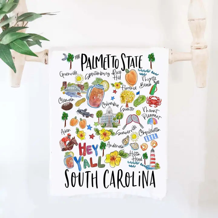 South Carolina Tea Towel