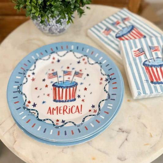 Celebrate America Melamine Plate