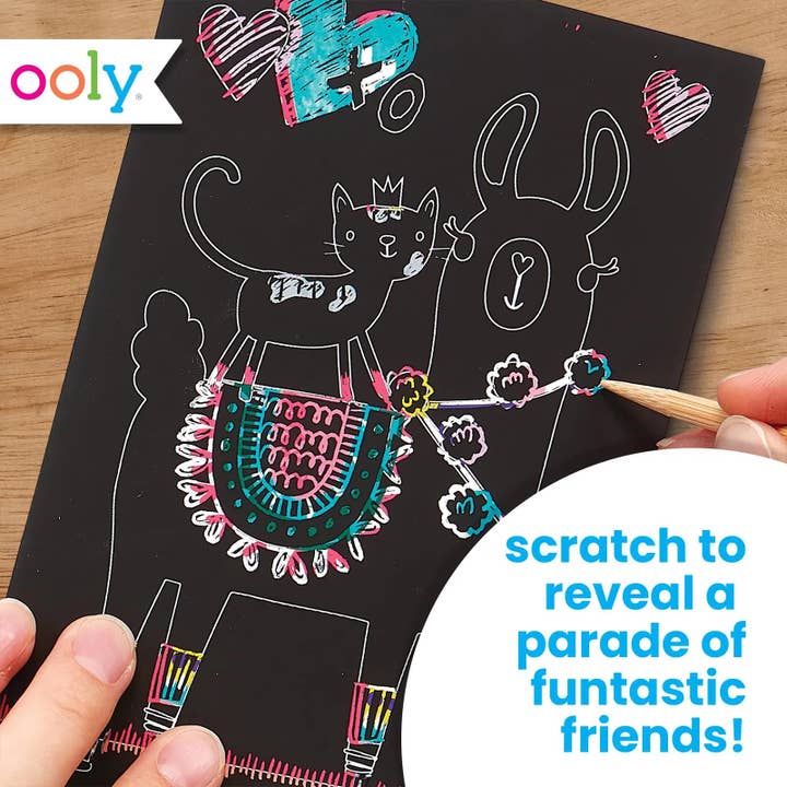 Mini Scratch & Scribble Art Kit | Funtastic Friends