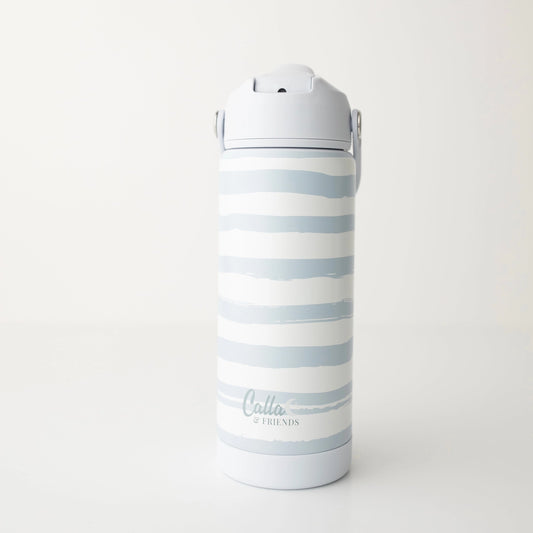 The Kyler Tumbler | Brush Stripes Blue