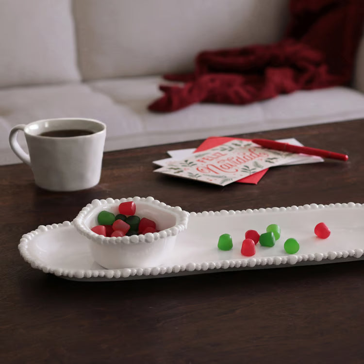 VIDA Alegria Medium Baguette Platter | White