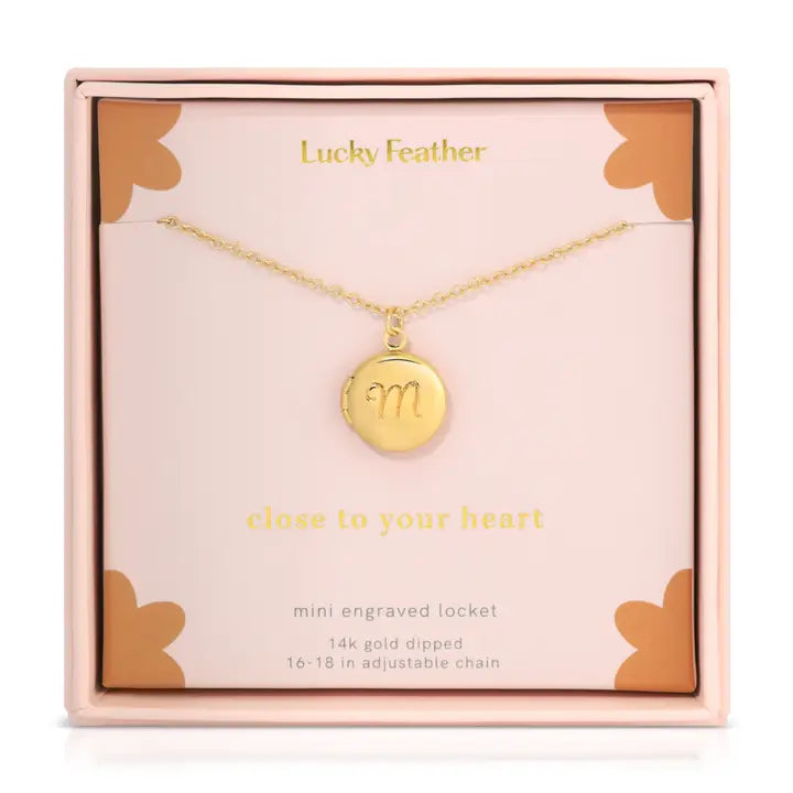 Mini Engraved Locket | Assorted