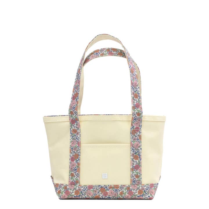 Mini Tote | Garden Floral Trim