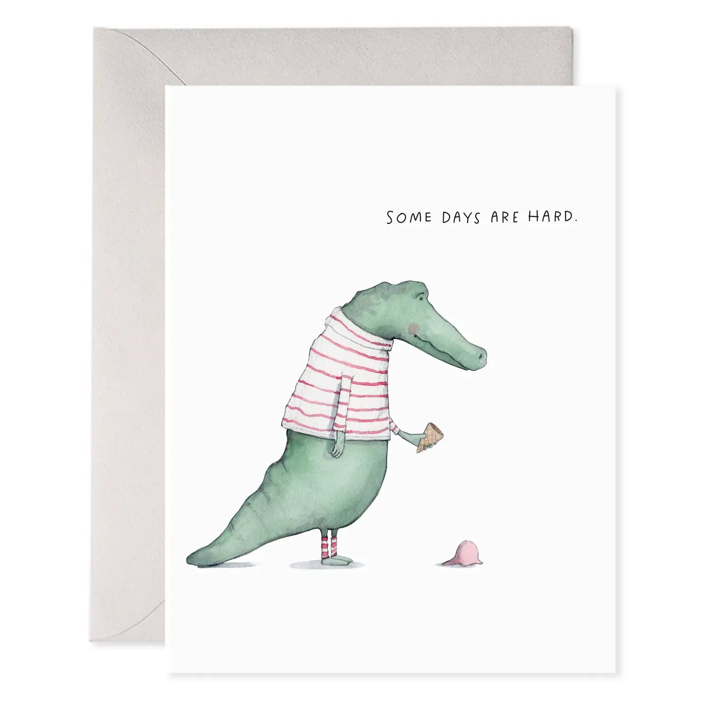 Greeting Card | Alligator Hard Day Encouragement