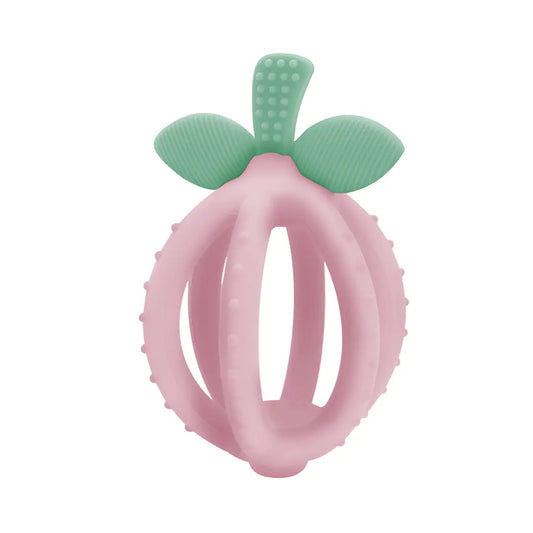 Bitzy Biter Teething Ball Baby Teether | Pink Lemonade