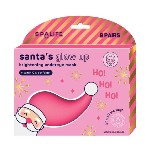Christmas Holiday Santa's Glow Up Brightening Undereye Masks