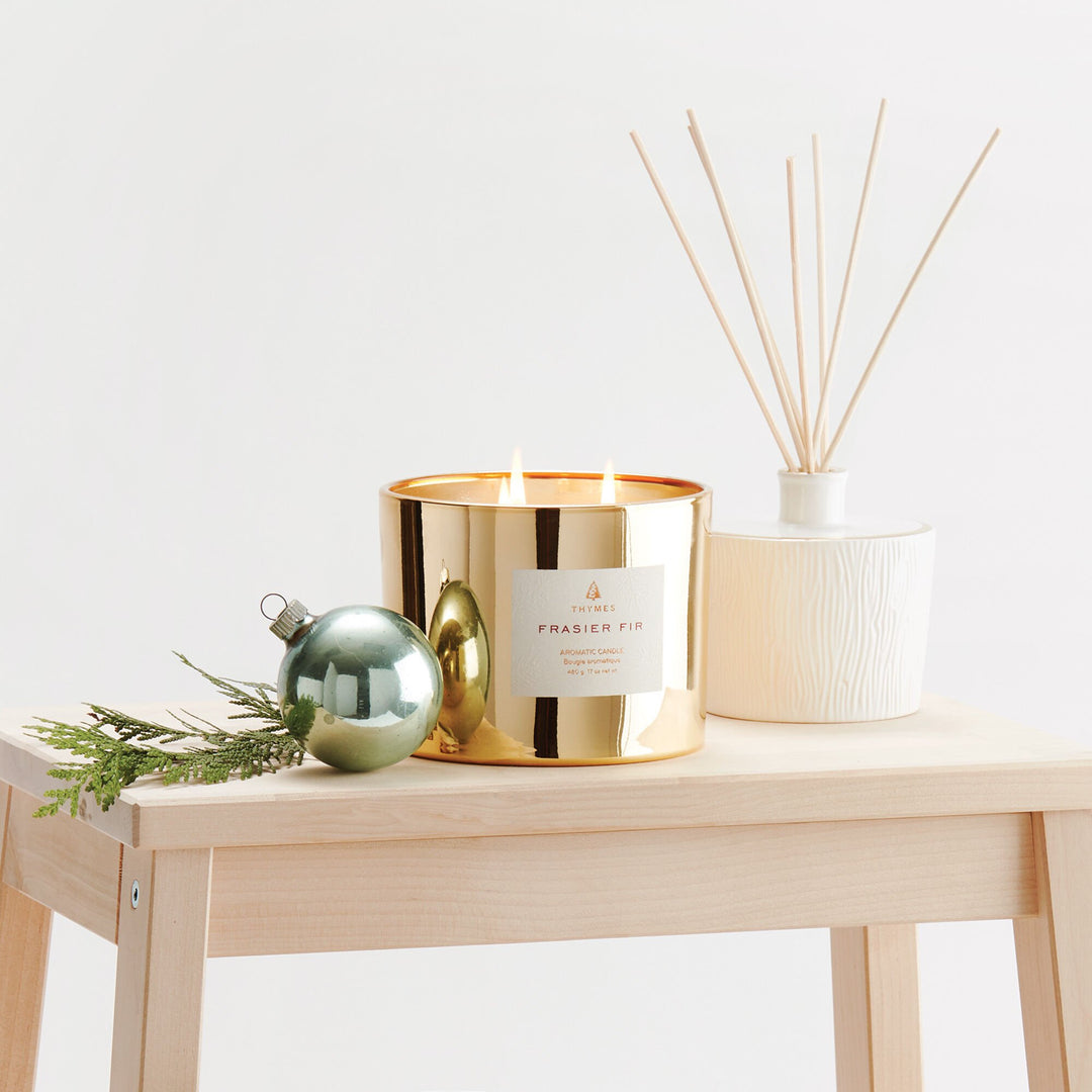 Frasier Fir | Gold 3-Wick Candle