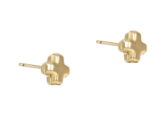 Signature Cross Small Stud | Gold