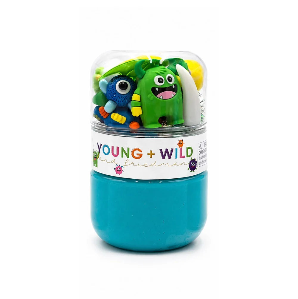 Grab & Go Dough Jar | Colorful Monster