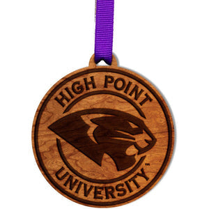 High Point University Panther Cherry  Ornament