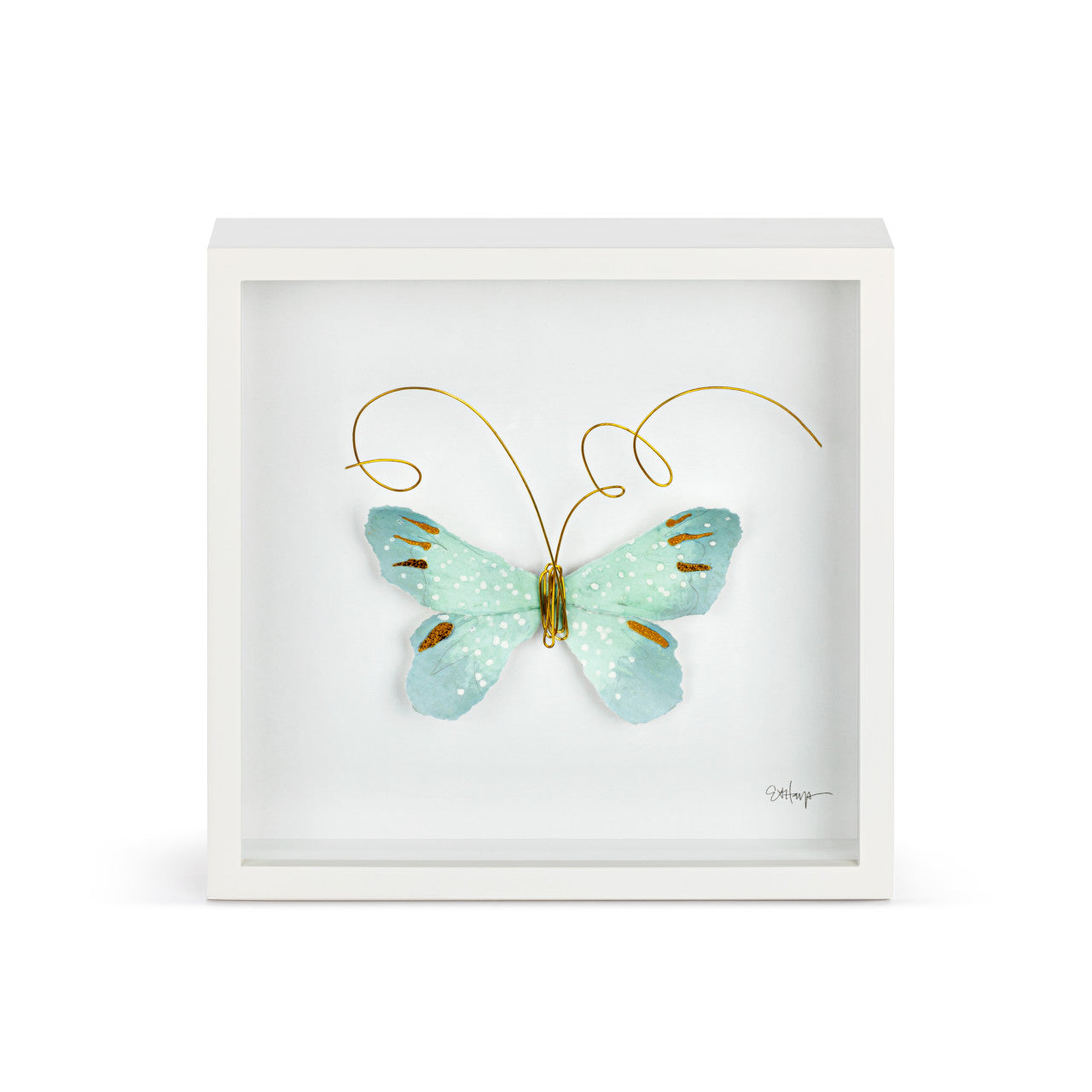 Butterfly Wall Art | Light Blue