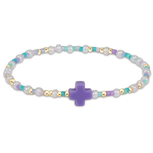 egirl | Hope Unwritten Signature Cross Bracelet | How Do You Lilac Me Now?