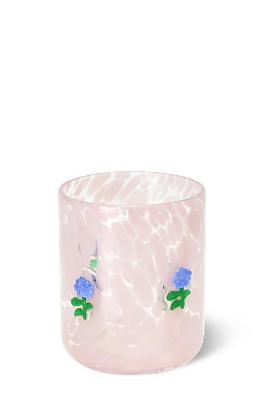 17oz Charm Glass | Hydrangeas