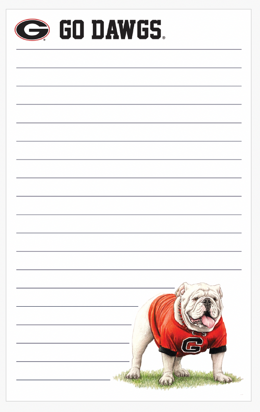 Notepad | Georgia Mascot