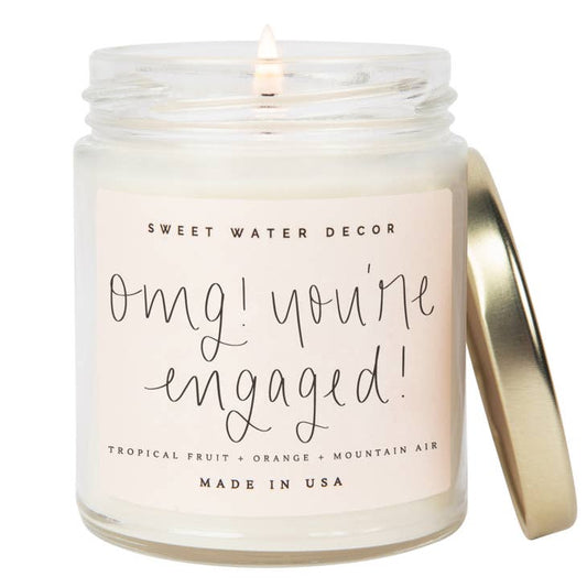 Omg! You're Engaged! 9 oz Soy Candle