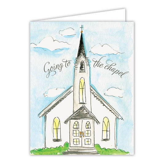 Greeting Card - Going To the Chapel Church Small Folded