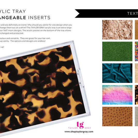 Acrylic Tray Inserts | Textures