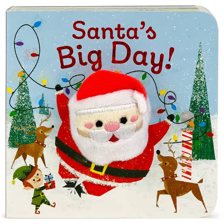 Finger Puppet Board Book | Santa's Big Day