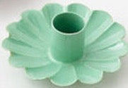 Scalloped Candleholder Metal 4" (Assorted Colors)