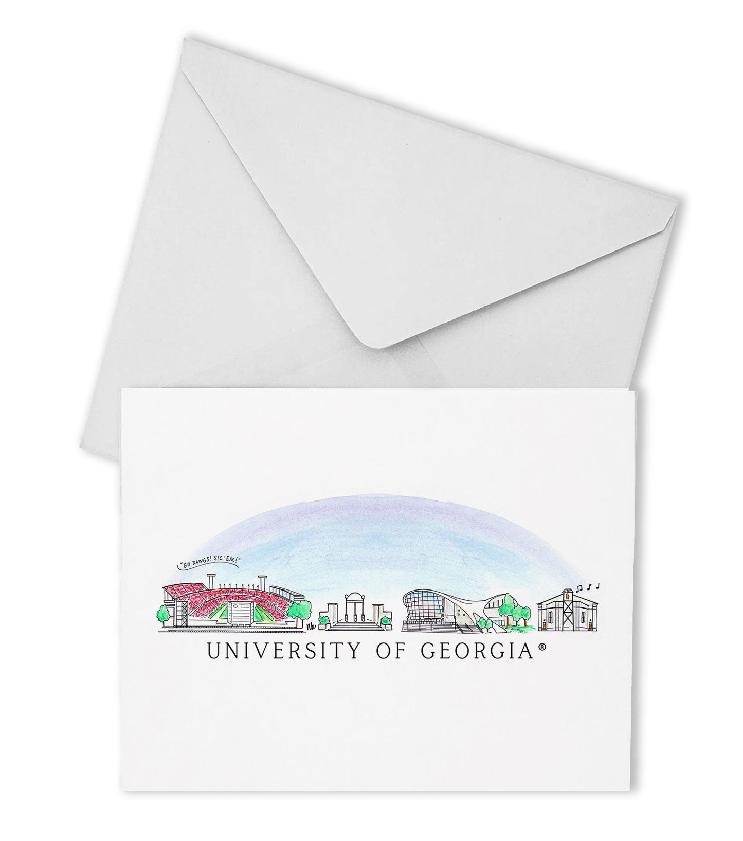 Notecards | Georgia Skyline