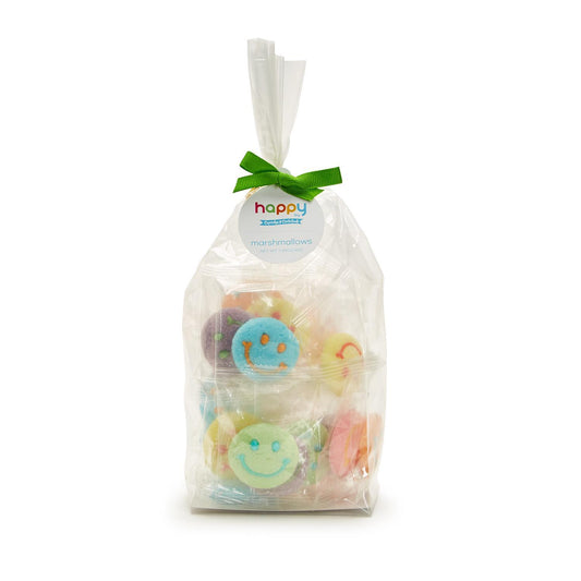 Happy Mixed Berry Flavored Hand-Decorated Marshmallows in Gift Bag