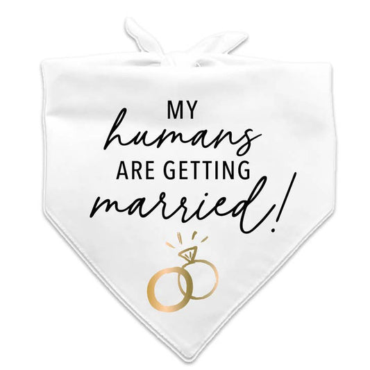 Pet Bridal Bandana | My Humans Are Getting Married