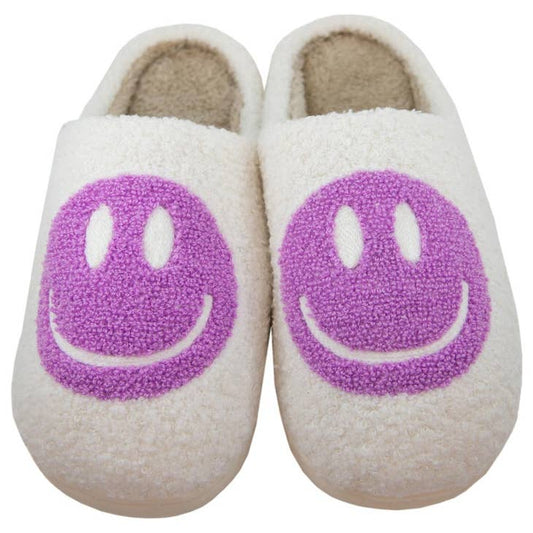 Slippers - Orchid Happy Face