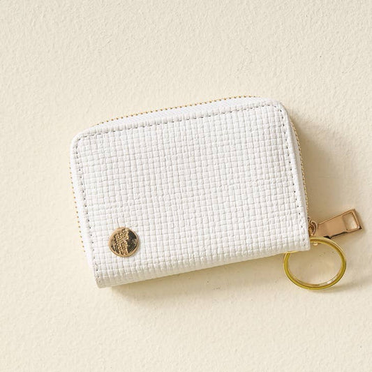 Zip Around Wallet - White