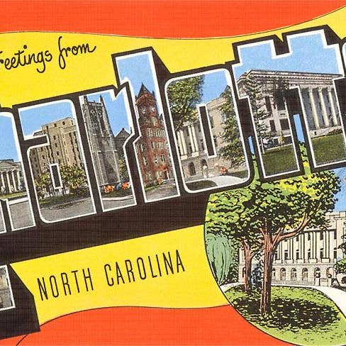 Greetings from Charlotte - Postcard