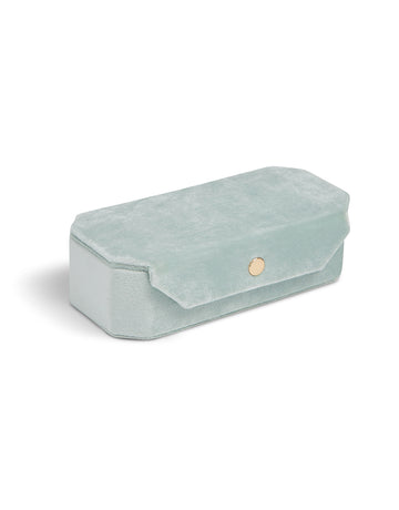 Velvet Jewelry Box - Sea Foam