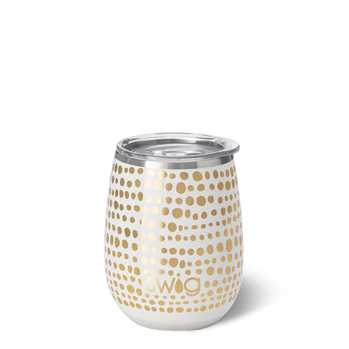14oz Stemless Wine Cup | Glamazon Gold