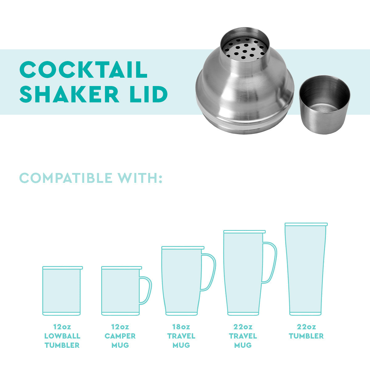 Cocktail Shaker Lid