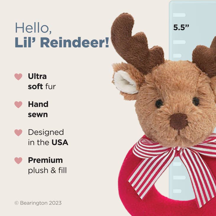 Lil' Reindeer Ring Rattle