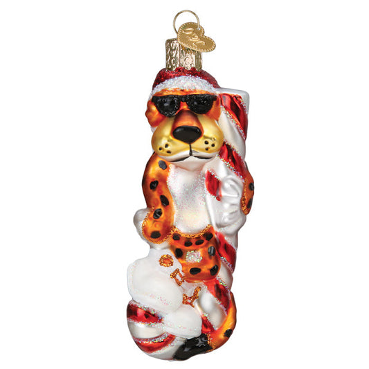 Chester Cheetah On Candy Cane