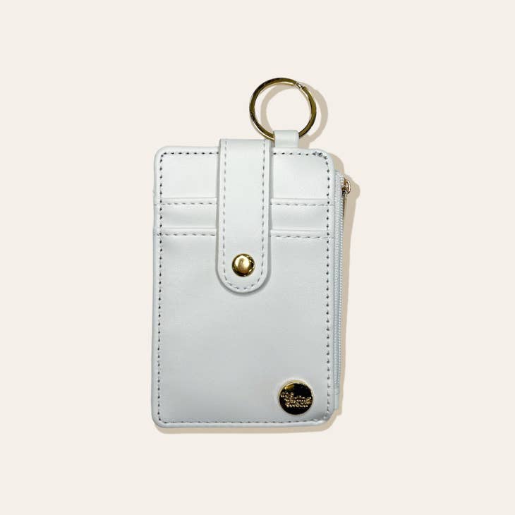 Keychain Wallet - White