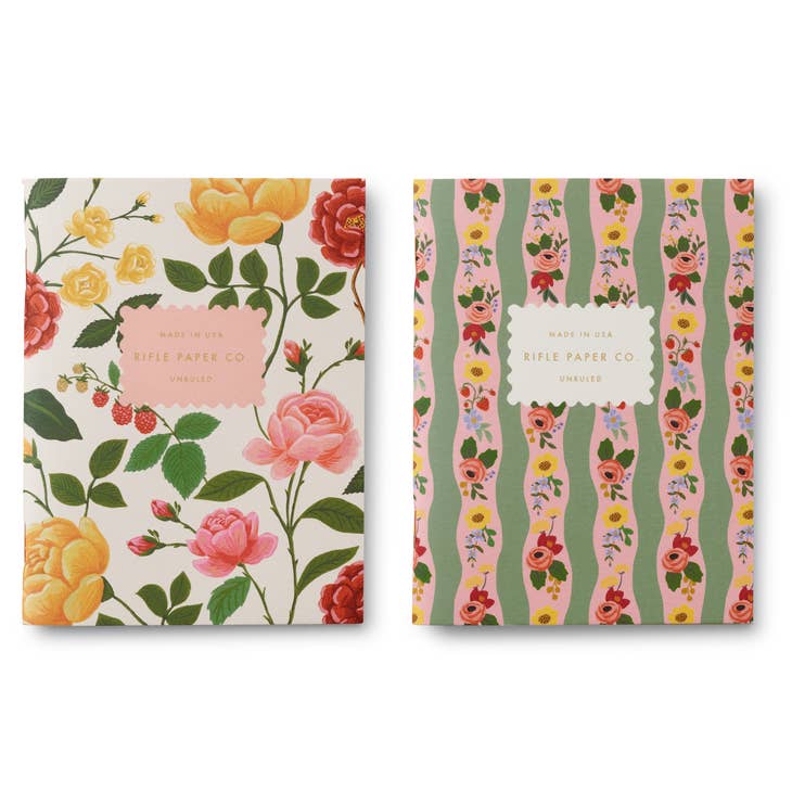 Roses Pocket Notebooks (Set of 2)