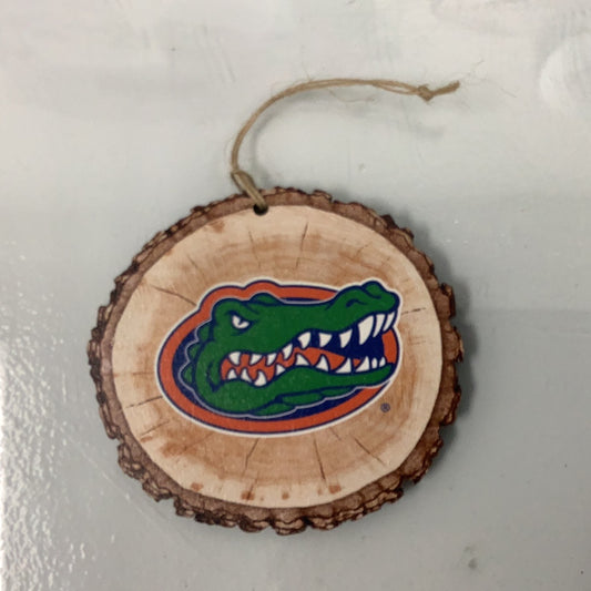 Wood ornament florida
