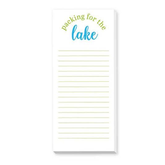 Packing For Lake Skinnie Notepad