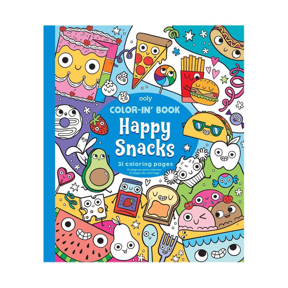 Color-in' Book | Happy Snacks